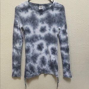 Pink Victoria Secret Tie-Dye Long Sleeve Top